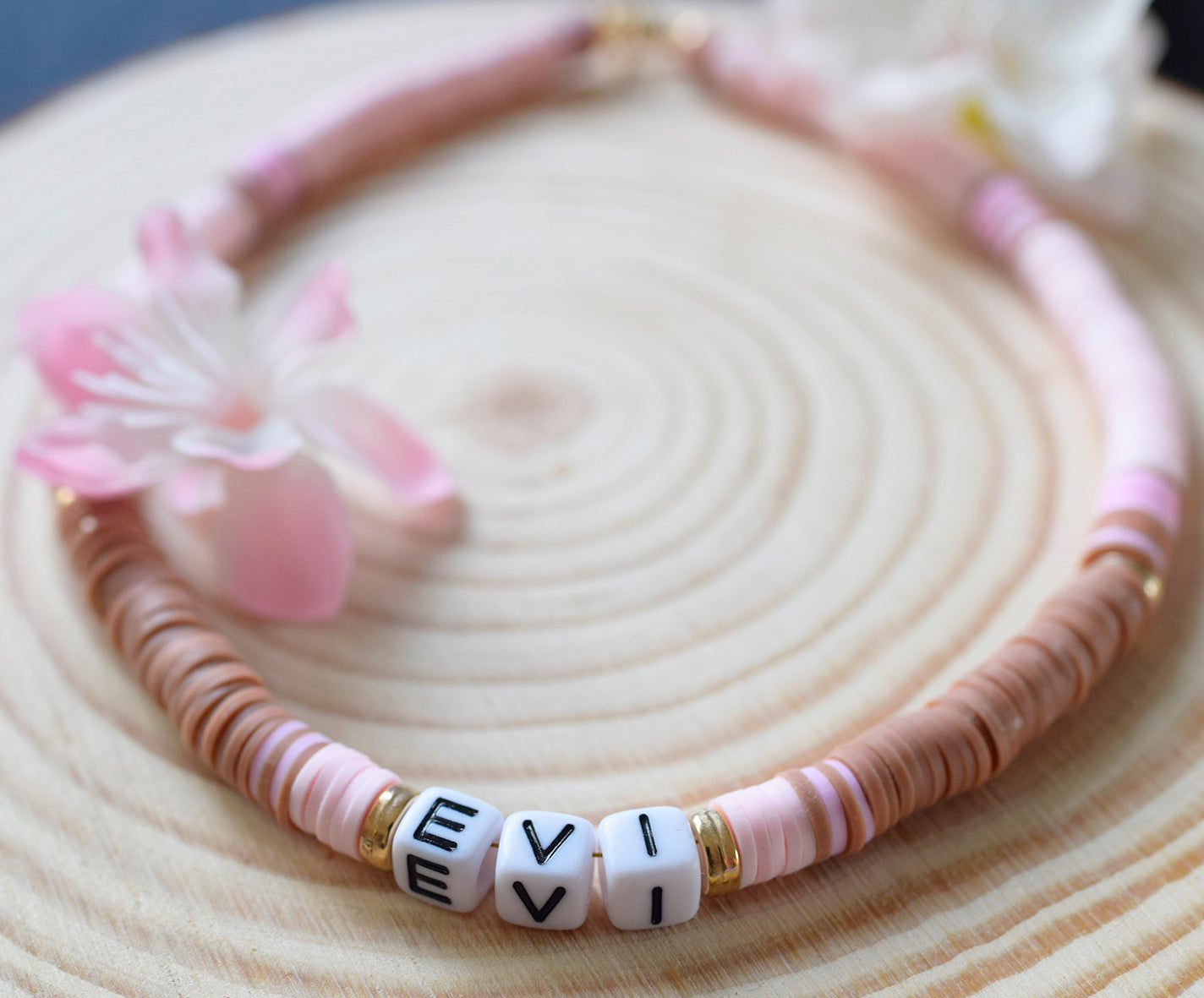 Soft Peach Customised Necklace